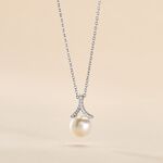 Collier Albine Argent Blanc Perle De Culture Et Oxyde De Zirconium - F&ecirc;te des m&egrave;res Femme | Histoire d&rsquo;Or