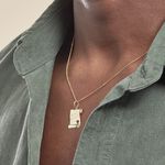 Pendentif Irenca Message Parchemin Or Jaune - Pendentifs Famille | Histoire d&rsquo;Or