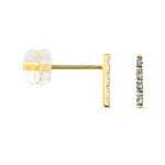 Boucles D'oreilles Puces Or Jaune Puces Judy Diamants - Clous d'oreilles Femme | Histoire d&rsquo;Or