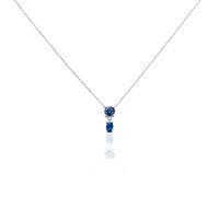 Collier Argent Blanc Brenna Oxydes De Zirconium