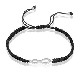 Bracelet Clelia Argent Blanc Oxyde De Zirconium - Bracelets cordon Femme | Histoire d’Or