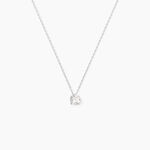 Collier Nazha Or Blanc Oxyde De Zirconium - Colliers Femme | Histoire d&rsquo;Or