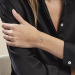 Bracelet Argent Blanc Ula - Bracelets Femme | Histoire d&rsquo;Or