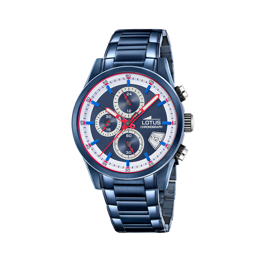 Montre Lotus Pulse Bicolore - Montres chronographes Homme | Histoire d&rsquo;Or