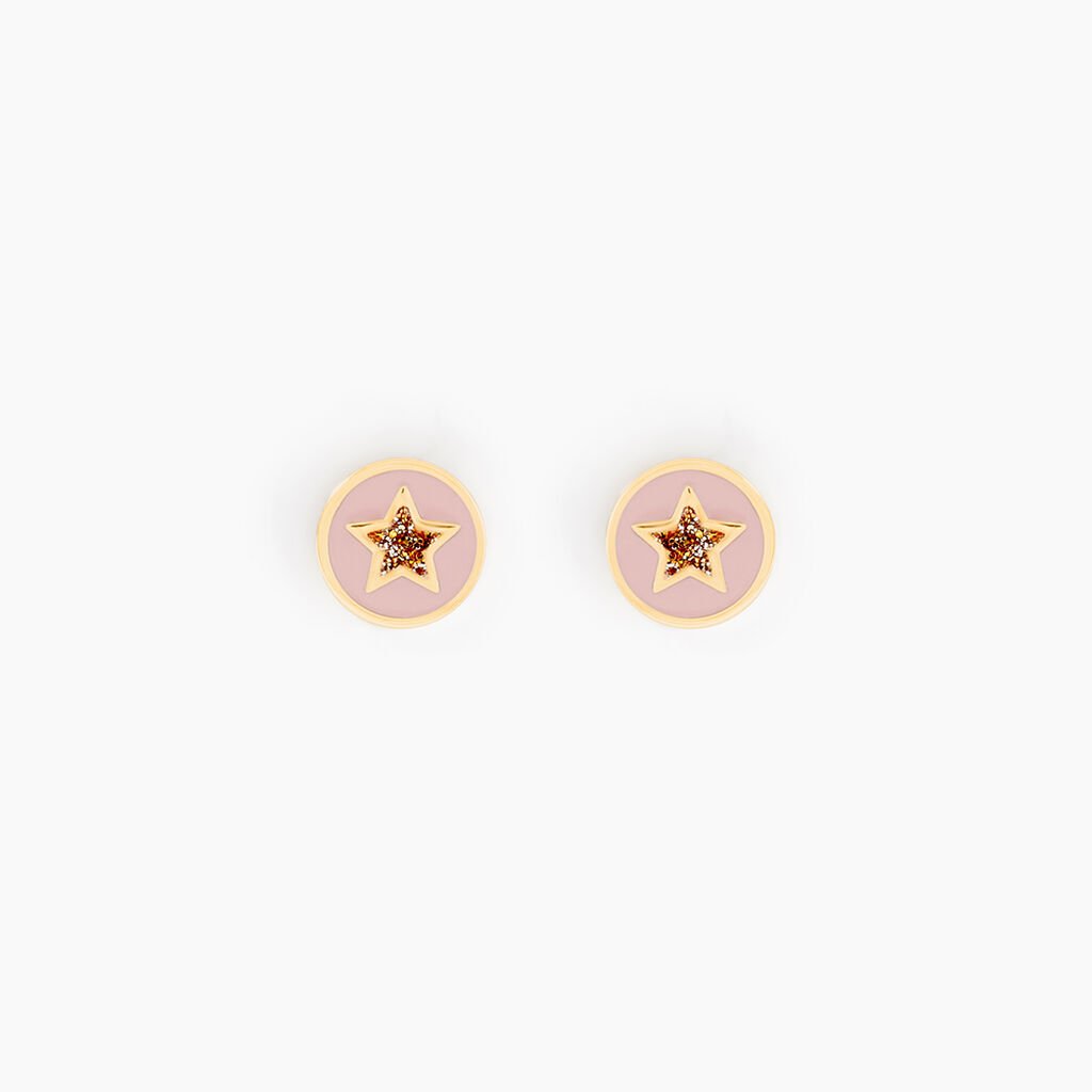 Boucles D'oreilles Puces Christelle Etoile Or Jaune - Clous d'oreilles Enfant | Histoire d’Or