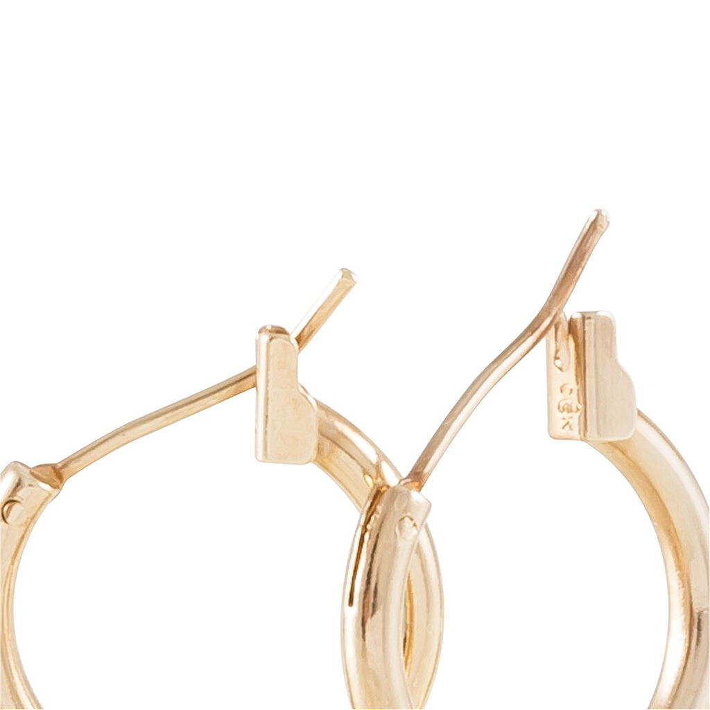 Cr&eacute;oles Ada Plaqu&eacute; Or Jaune - Boucles d'oreilles cr&eacute;oles Femme | Histoire d&rsquo;Or