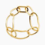 Bracelet Cecilie Acier Jaune - Bijoux sans pierre Femme | Histoire d&rsquo;Or