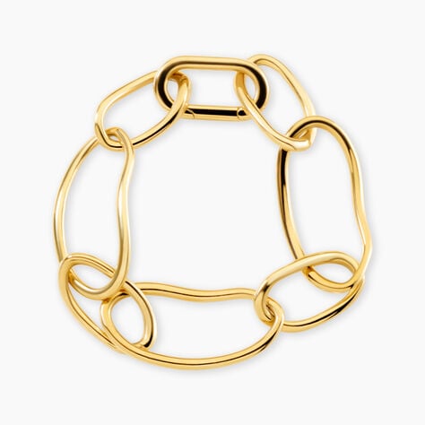 Bracelet Cecilie Acier Jaune - Bijoux sans pierre Femme | Histoire d&rsquo;Or