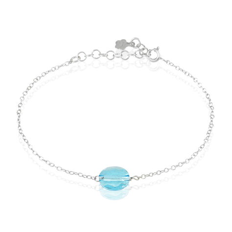 Bracelet Sirene Argent Blanc Pierre De Synthese - Bracelets Femme | Histoire d&rsquo;Or