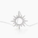 Collier Anaiz Argent Blanc Oxyde De Zirconium - Colliers fantaisie Femme | Histoire d&rsquo;Or