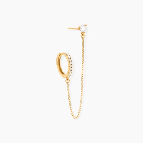 Bijou D'oreille Unitaire Mix And Match Or Jaune Oxyde De Zirconium - Ear cuffs Femme | Histoire d’Or