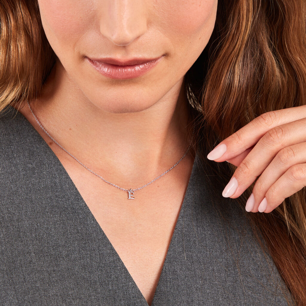 Collier Neruda Argent Blanc Oxyde De Zirconium - Colliers fantaisie Femme | Histoire d’Or
