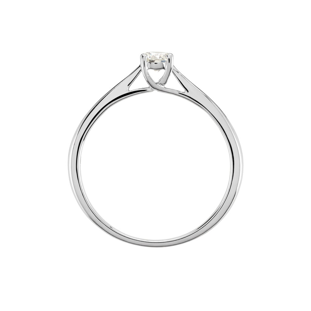 Bague Solitaire Aphrodite Or Blanc Diamant - Bagues solitaires Femme | Histoire d’Or