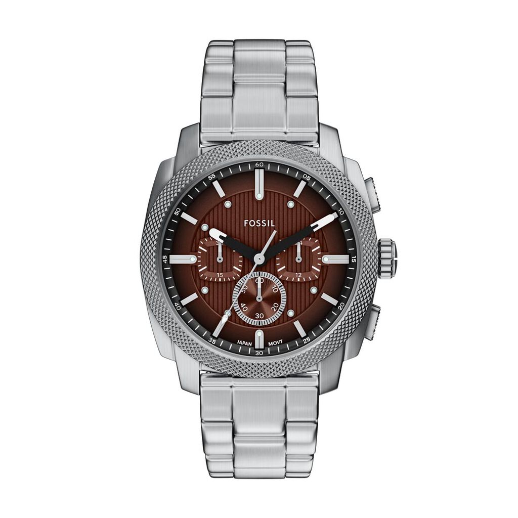 Montre Fossil Machine Marron - Montres Homme | Histoire d&rsquo;Or