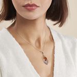 Collier Argent Blanc Doralyn Ambre - Colliers Femme | Histoire d&rsquo;Or
