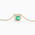 Collier Cosimo Or Jaune Emeraude Diamant - Colliers Femme | Histoire d&rsquo;Or