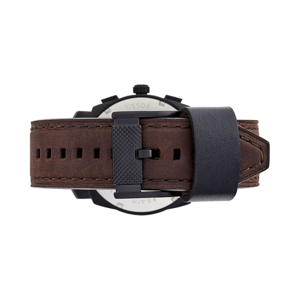 Montre Fossil Machine Marron - Montres Homme | Histoire d&rsquo;Or