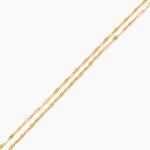 Bracelet Camelie Argent Dor&eacute; A L'Or 750/1000 - Bijoux sans pierre Femme | Histoire d&rsquo;Or