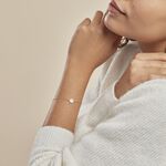 Bracelet Or Jaune Burak Oxyde De Zirconium - Bracelets Femme | Histoire d&rsquo;Or