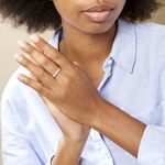 Alliance Hera Or Blanc Diamant - Alliances Femme | Histoire d&rsquo;Or