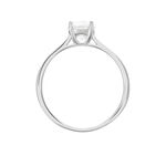 Bague Solitaire Elyana Argent Blanc Oxyde De Zirconium - Bagues solitaires Femme | Histoire d&rsquo;Or
