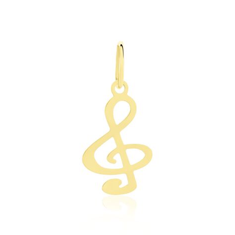 Pendentif Fausta Musique Or Jaune - Pendentifs Famille | Histoire d’Or