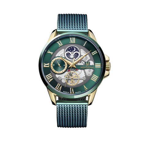 Montre Montignac Round Vert - Montres Homme | Histoire d’Or