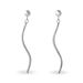 Boucles D'oreilles Pendantes Yaell Argent Blanc - Boucles d'oreilles fantaisie Femme | Histoire d’Or