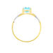Bague Bonnie Or Bicolore Topaze - Bagues solitaires Femme | Histoire d’Or