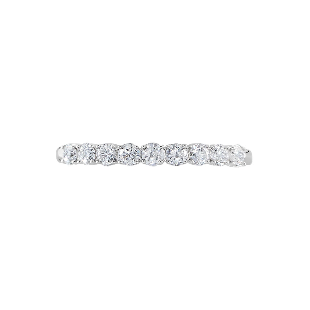 Alliance Eloisa Or Blanc Diamant Synthetique - Alliances Femme | Histoire d’Or
