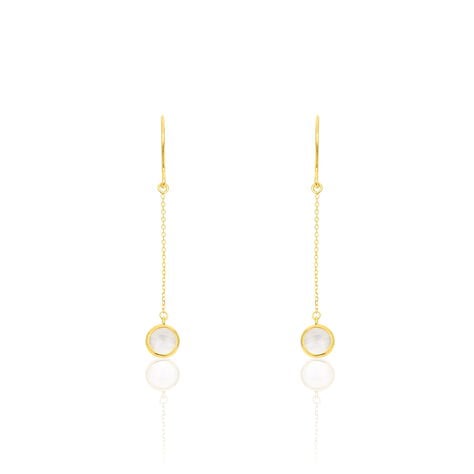 Boucles D'oreilles Pendantes Or Jaune Quartz - Boucles d'oreilles pendantes Femme | Histoire d&rsquo;Or