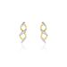 Boucles D'oreilles Or Jaune Serj Oxydes De Zirconium - Boucles d'oreilles pendantes Femme | Histoire d’Or