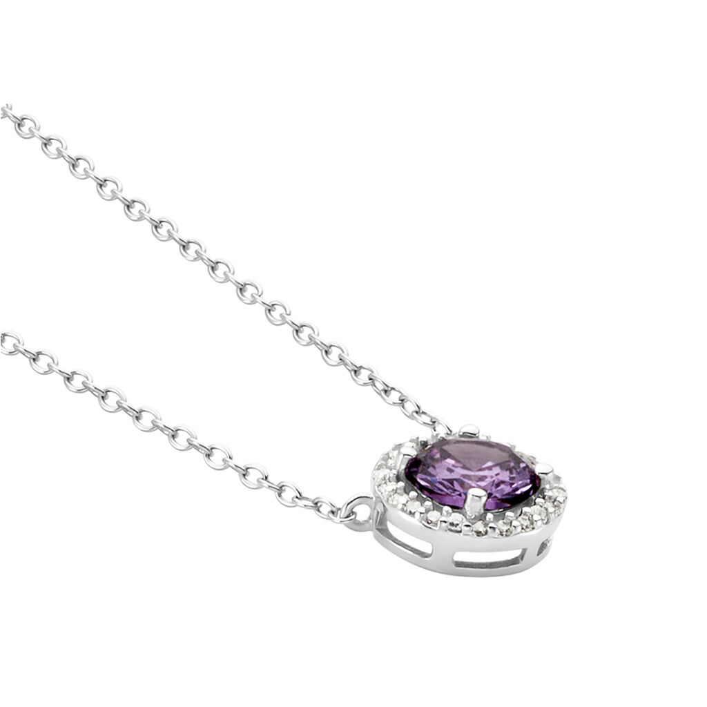 Collier Argent Blanc Rio Copacabana Oxyde De Zirconium - Colliers fantaisie Femme | Histoire d’Or