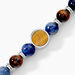 Bracelet Jourdan Archimedes Acier Argenté Oeil De Tigre Sodalite - Bracelets Homme | Histoire d’Or