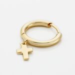 Cr&eacute;ole Unitaire Dorian Plaqu&eacute; Or Dor&eacute; - Boucles d'oreilles cr&eacute;oles Homme | Histoire d&rsquo;Or