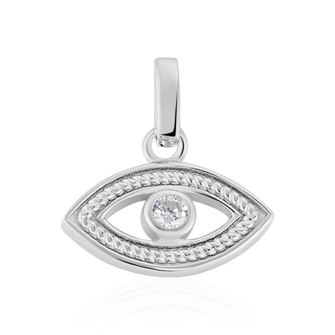 Pendentif Amelot Argent Blanc Oxyde De Zirconium - Pendentifs Femme | Histoire d’Or