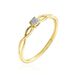 Bague Farila Or Jaune Diamant - Bagues solitaires Femme | Histoire d’Or