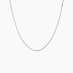 Cha&icirc;ne Alyze Argent Blanc - Chaines Femme | Histoire d&rsquo;Or