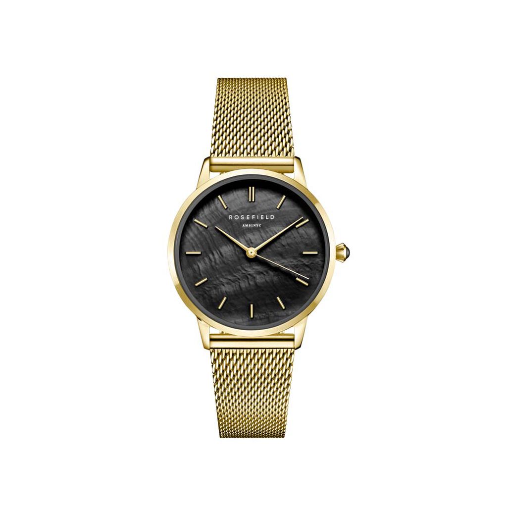 Montre Rosefield Pearl Edit Noir - Montres Femme | Histoire d’Or
