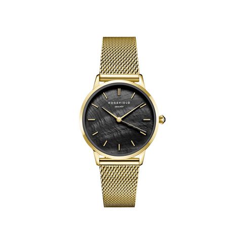 Montre Rosefield Pearl Edit Noir - Montres Femme | Histoire d’Or
