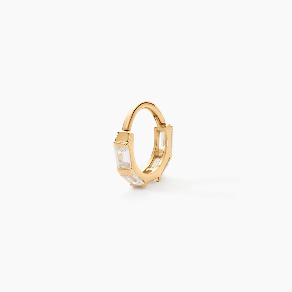Piercing D'oreille Unitaire Dervila Or Jaune Oxyde De Zirconium - Bijoux Femme | Histoire d’Or