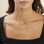 Collier Rosangela Or Bicolore Diamant Blanc - Colliers Femme | Histoire d&rsquo;Or