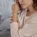 Bracelet Jonc Sahana Argent Blanc - Bracelets fantaisie Femme | Histoire d’Or