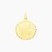 Pendentif Vierge Rond Strie Or Jaune - Pendentifs Baptême Famille | Histoire d’Or