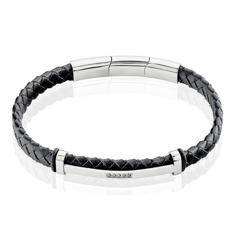 Bracelet Moris Acier Blanc Oxyde De Zirconium - Bracelets fantaisie Homme | Histoire d’Or