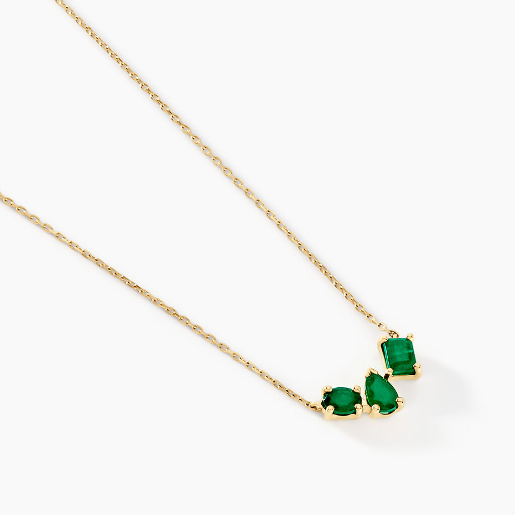 Collier Quincey Or Jaune Emeraude - Colliers Femme | Histoire d’Or