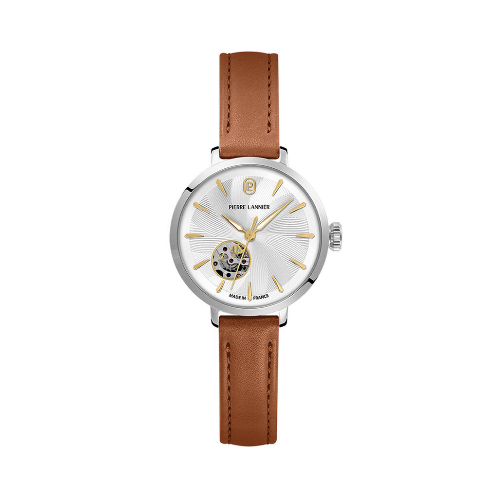 Montre Pierre Lannier Lannier Soline Argent&eacute; - F&ecirc;te des m&egrave;res Femme | Histoire d&rsquo;Or