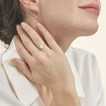 Bague Maria-francoise Or Jaune Perle De Culture Et Oxyde De Zirconium - Bagues solitaires Femme | Histoire d&rsquo;Or