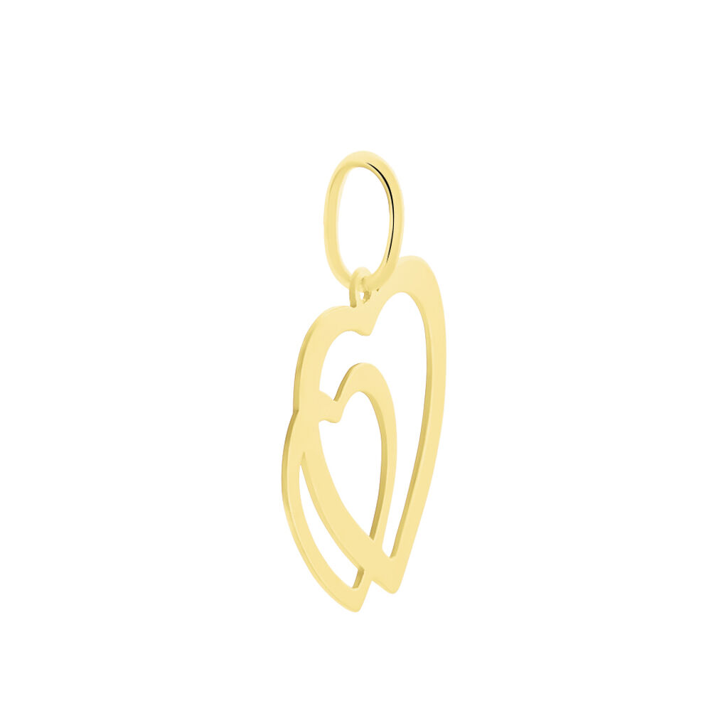 Pendentif Eudocie Coeurs Lisses Or Jaune - Pendentifs Coeur Femme | Histoire d’Or