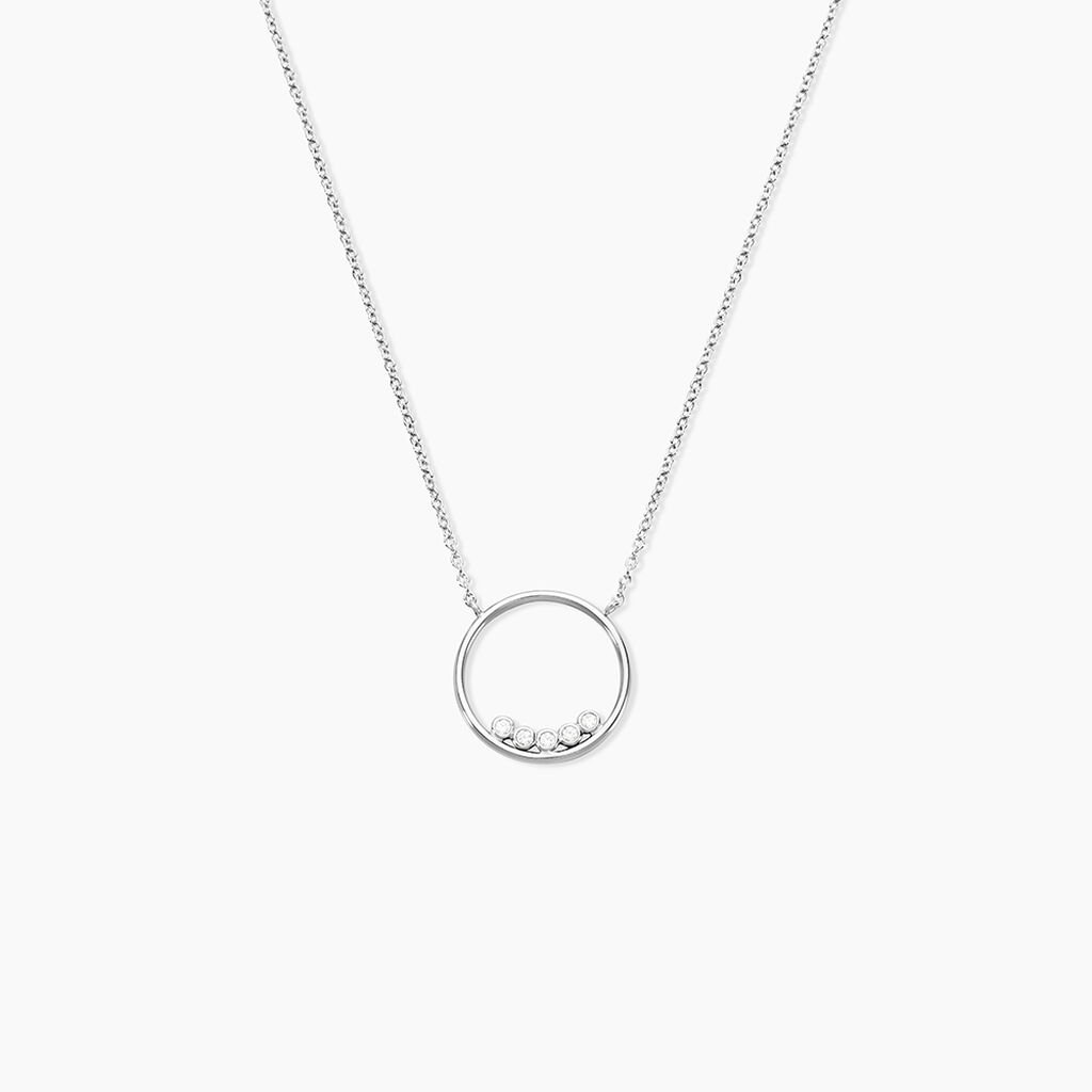 Collier Argent Leonerd Oxydes De Zirconium - Colliers fantaisie Femme | Histoire d’Or